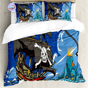 Housse de Couette Bateau Pirate